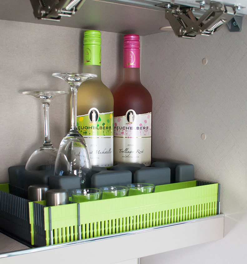 Flaschenhalter hoch Vario Modul